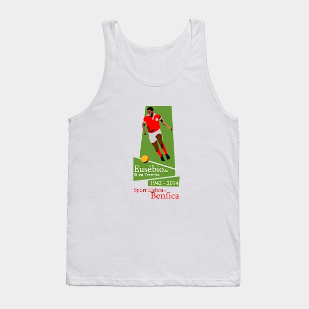 Eusébio Tank Top by ivarcorceiro